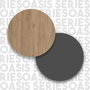 Hanah Home OS1-SA Soporte de Pasillo Roble y Antracita
